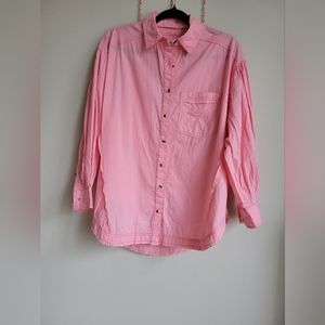 We The Free by Free People Happy hour solid poplin shirt size XS